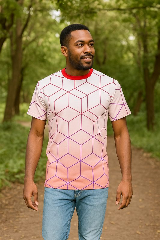 Modular Abstract Pattern Tee