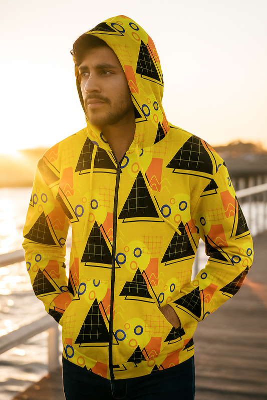 Bold Prism Zip Hoodie